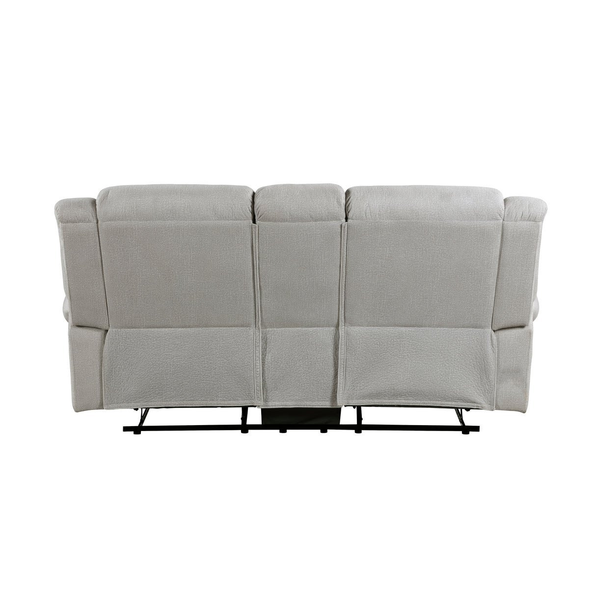 Brennen Mist Double Reclining Loveseat with Center Console from Homelegance - Luna Furniture