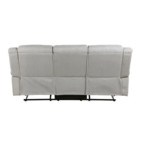 Brennen Mist Double Reclining Sofa from Homelegance - Luna Furniture