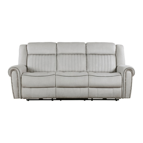 Brennen Mist Power Double Reclining Sofa from Homelegance - Luna Furniture
