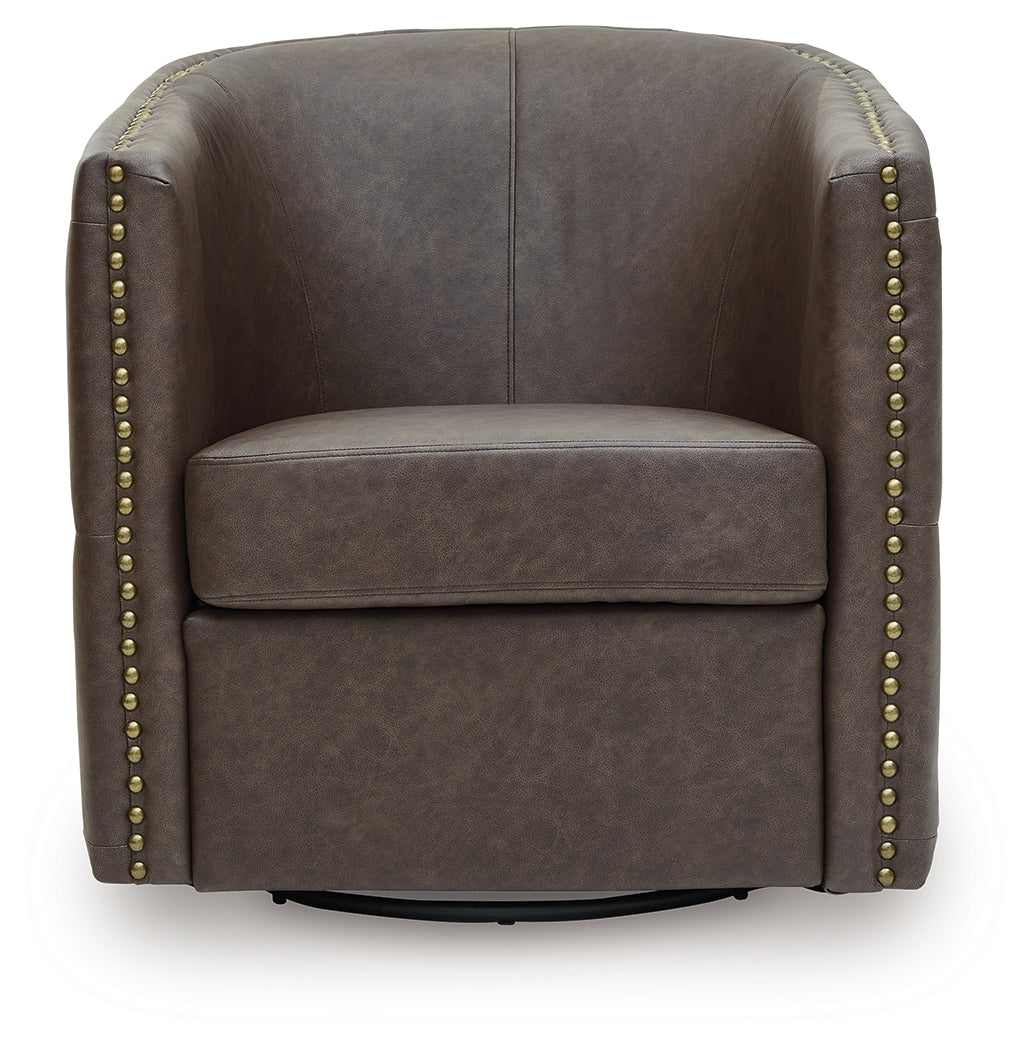 Brentlow Granite Swivel Accent Chair from Ashley Furniture - Luna Furniture