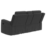Brentwood Dark Charcoal 3-Piece Upholstered Motion Reclining Sofa Set from Coaster - Luna Furniture