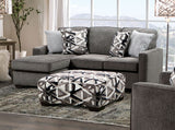 Brentwood Gray Sectional from Furniture of America - Luna Furniture