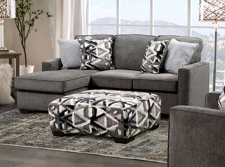 Brentwood Gray Sectional from Furniture of America - Luna Furniture