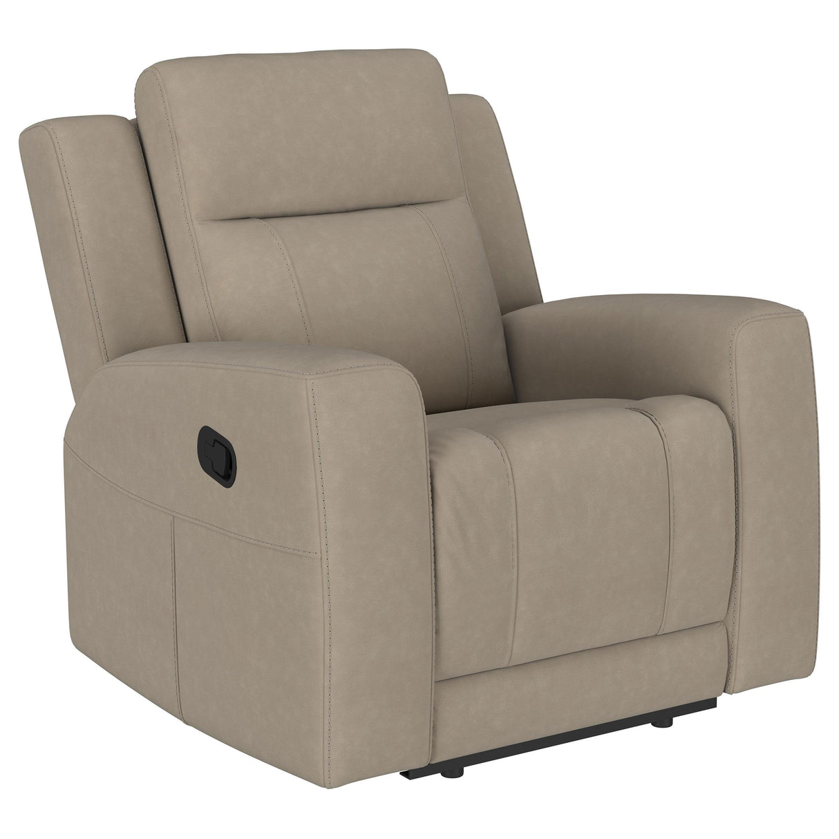 Brentwood Taupe Upholstered Recliner Chair from Coaster - Luna Furniture