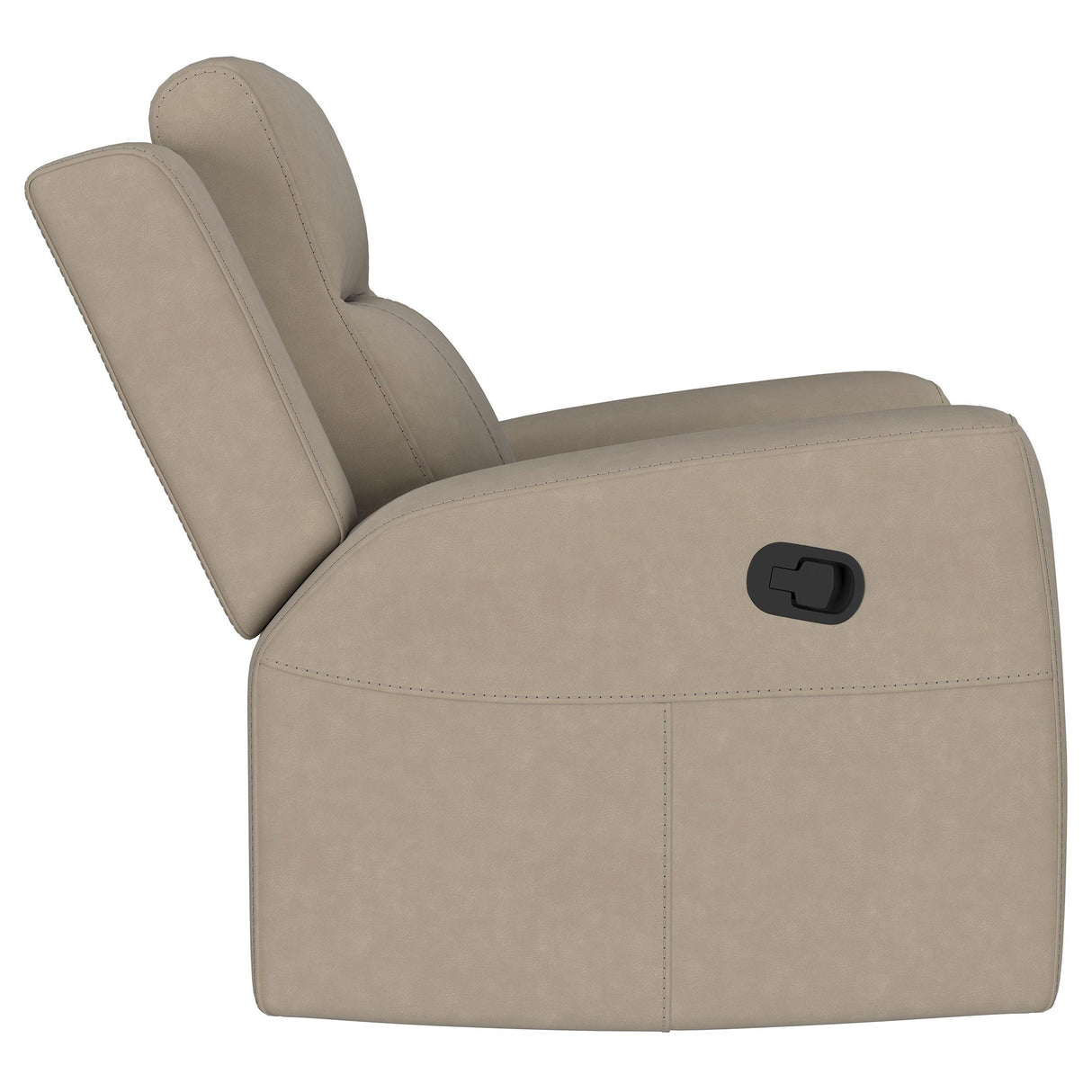 Brentwood Taupe Upholstered Recliner Chair from Coaster - Luna Furniture