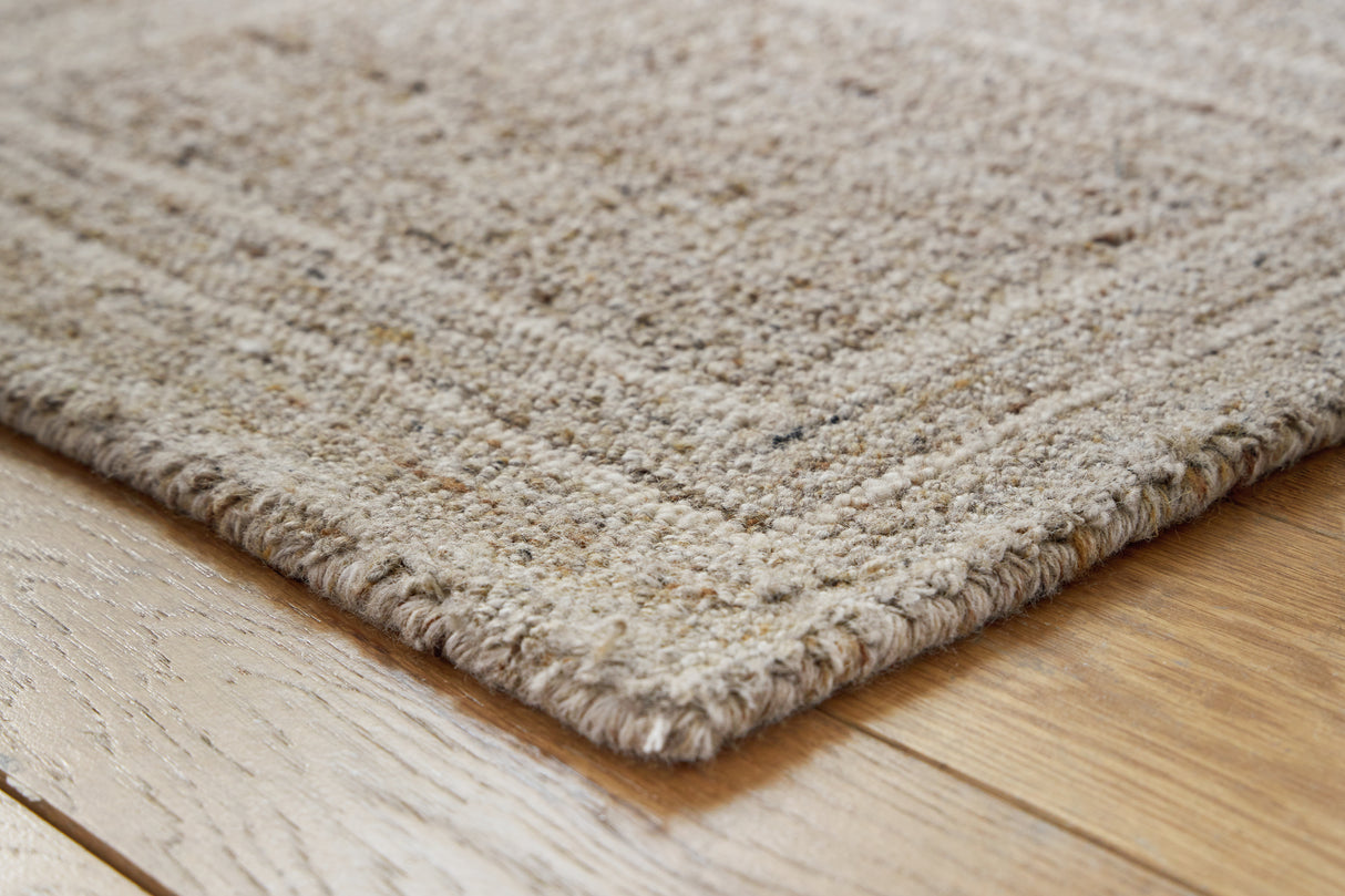 Brickburgh Gray/Ivory/Honey Extra Large Rug from Ashley Furniture - Luna Furniture