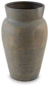 Brickmen Antique Gray Vase from Ashley - Luna Furniture