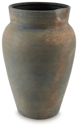 Brickmen Antique Gray Vase from Ashley - Luna Furniture