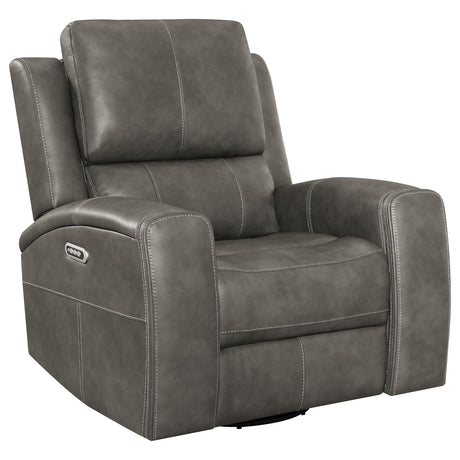Brickston Charcoal 3-Piece Triple Power Reclining Living Room Set from Coaster - Luna Furniture