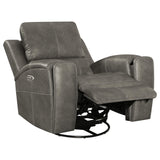 Brickston Charcoal 3-Piece Triple Power Reclining Living Room Set from Coaster - Luna Furniture