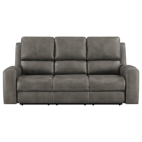 Brickston Charcoal Triple Power Reclining Sofa from Coaster - Luna Furniture