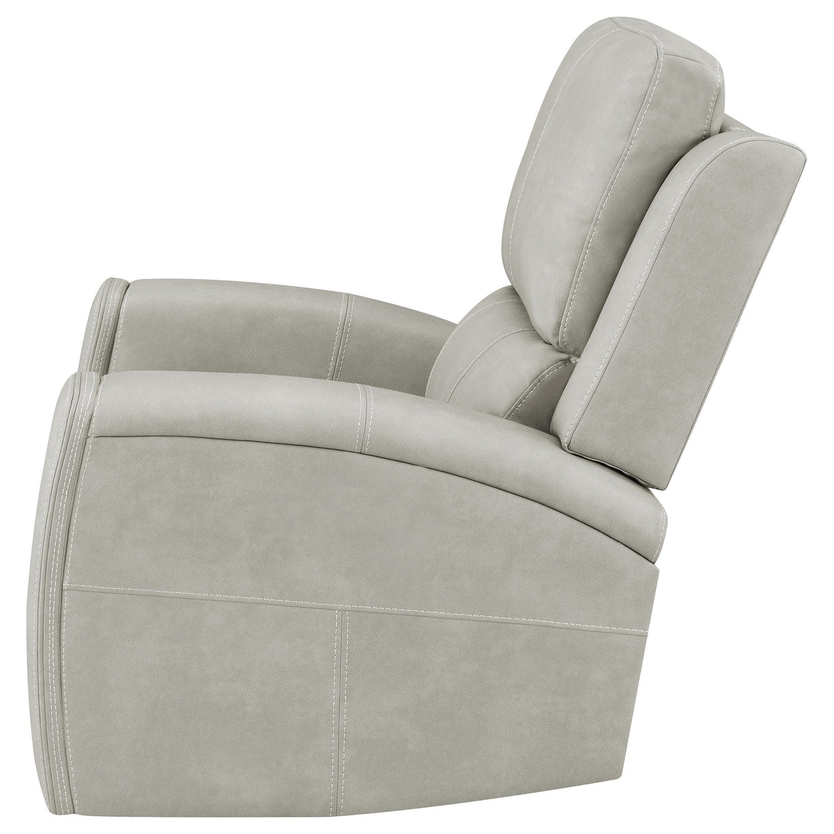 Brickston Gray Triple Power Swivel Glider Recliner from Coaster - Luna Furniture
