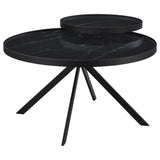 Briggs Black 3-Piece Round Coffee and End Table Set from Coaster - Luna Furniture