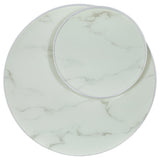 Briggs White 2-Piece Round Coffee and End Table Set from Coaster - Luna Furniture