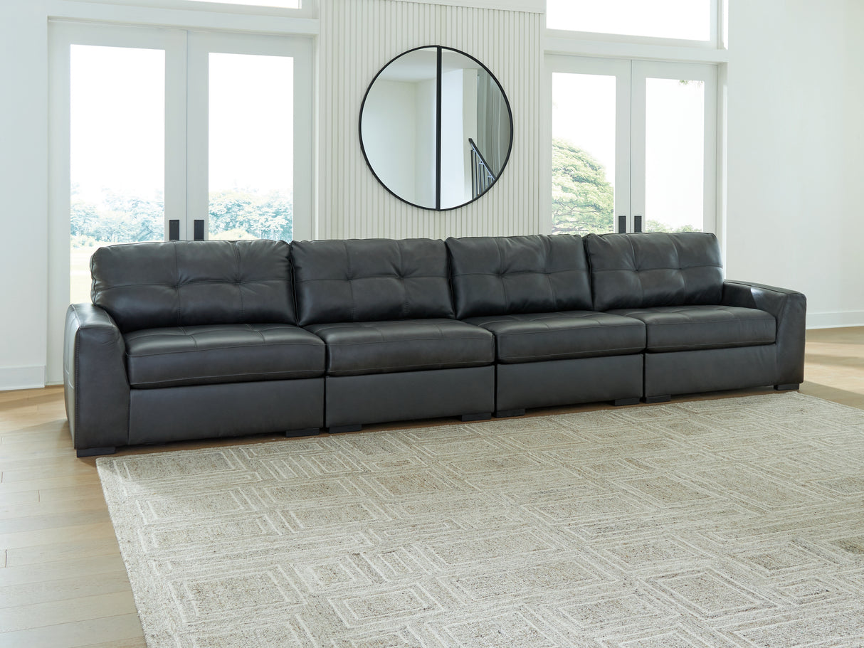 Brindley Pier Fog 4-Piece Sectional from Ashley Furniture - Luna Furniture