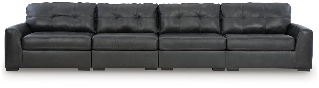 Brindley Pier Fog 4-Piece Sectional from Ashley Furniture - Luna Furniture
