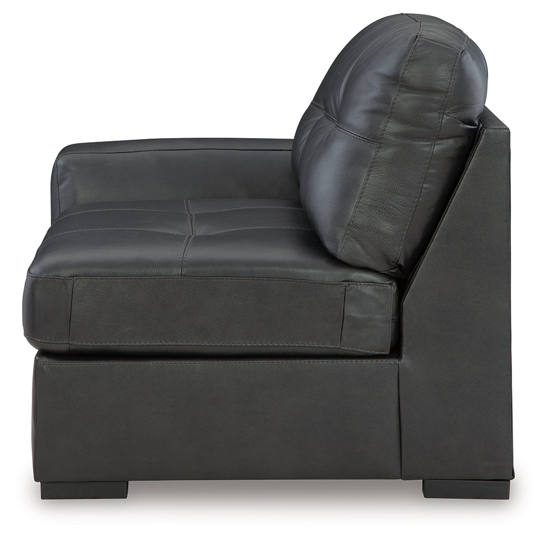 Brindley Pier Fog Left-Arm Facing Corner Chair from Ashley - Luna Furniture