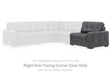 Brindley Pier Fog Right-Arm Facing Corner Chair from Ashley - Luna Furniture