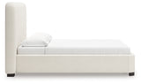 Brintstreet Beige California King Upholstered Bed from Ashley - Luna Furniture