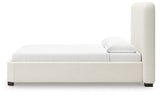 Brintstreet Beige California King Upholstered Bed from Ashley - Luna Furniture