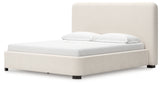 Brintstreet Beige California King Upholstered Bed from Ashley - Luna Furniture