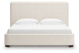 Brintstreet Beige King Upholstered Bed from Ashley - Luna Furniture
