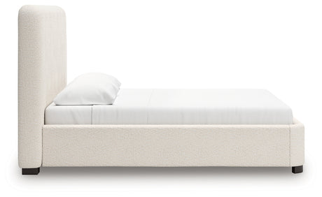 Brintstreet Beige King Upholstered Bed from Ashley - Luna Furniture