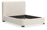 Brintstreet Beige Queen Upholstered Bed from Ashley - Luna Furniture
