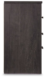 Brinxton Charcoal Dresser, Mirror and Nightstand from Ashley - Luna Furniture