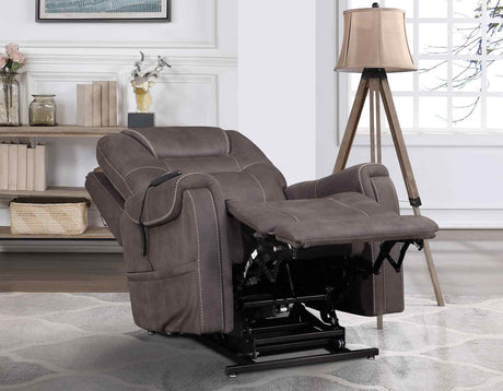 Brisbane Stone Power Lift Chair w/Three Heat Zones from Steve Silver - Luna Furniture