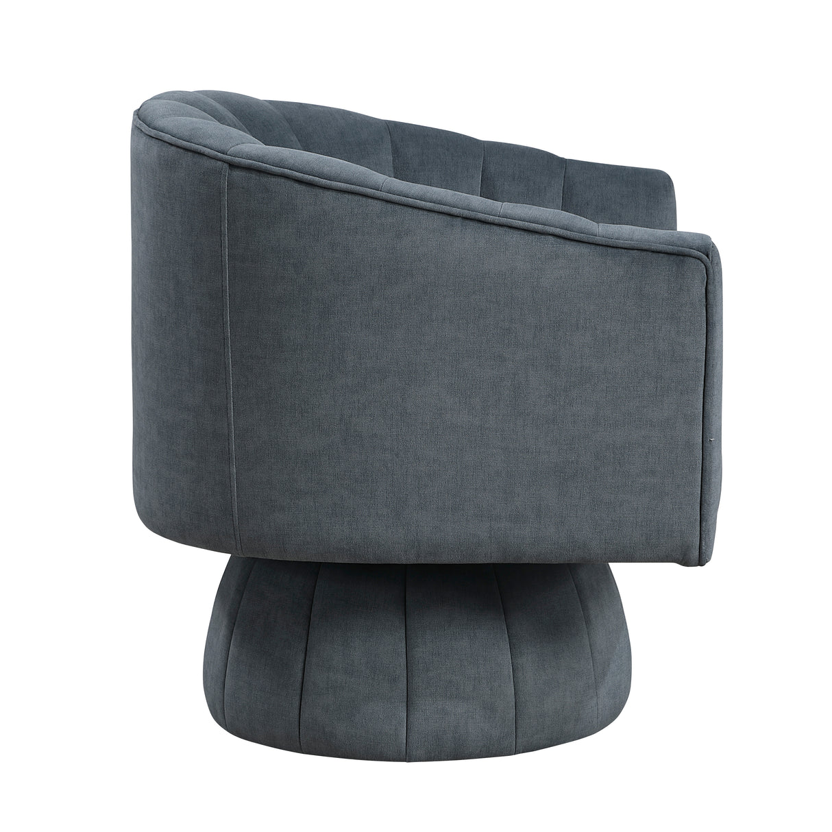 Bristol Dark Gray Swivel Chair from Homelegance - Luna Furniture