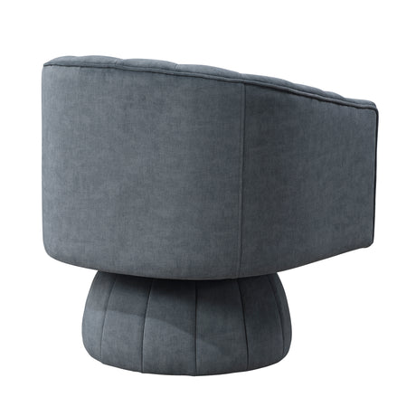 Bristol Dark Gray Swivel Chair from Homelegance - Luna Furniture
