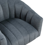 Bristol Dark Gray Swivel Chair from Homelegance - Luna Furniture