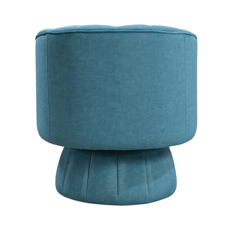Bristol Dark Teal Swivel Chair from Homelegance - Luna Furniture