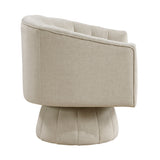 Bristol Taupe Swivel Chair from Homelegance - Luna Furniture