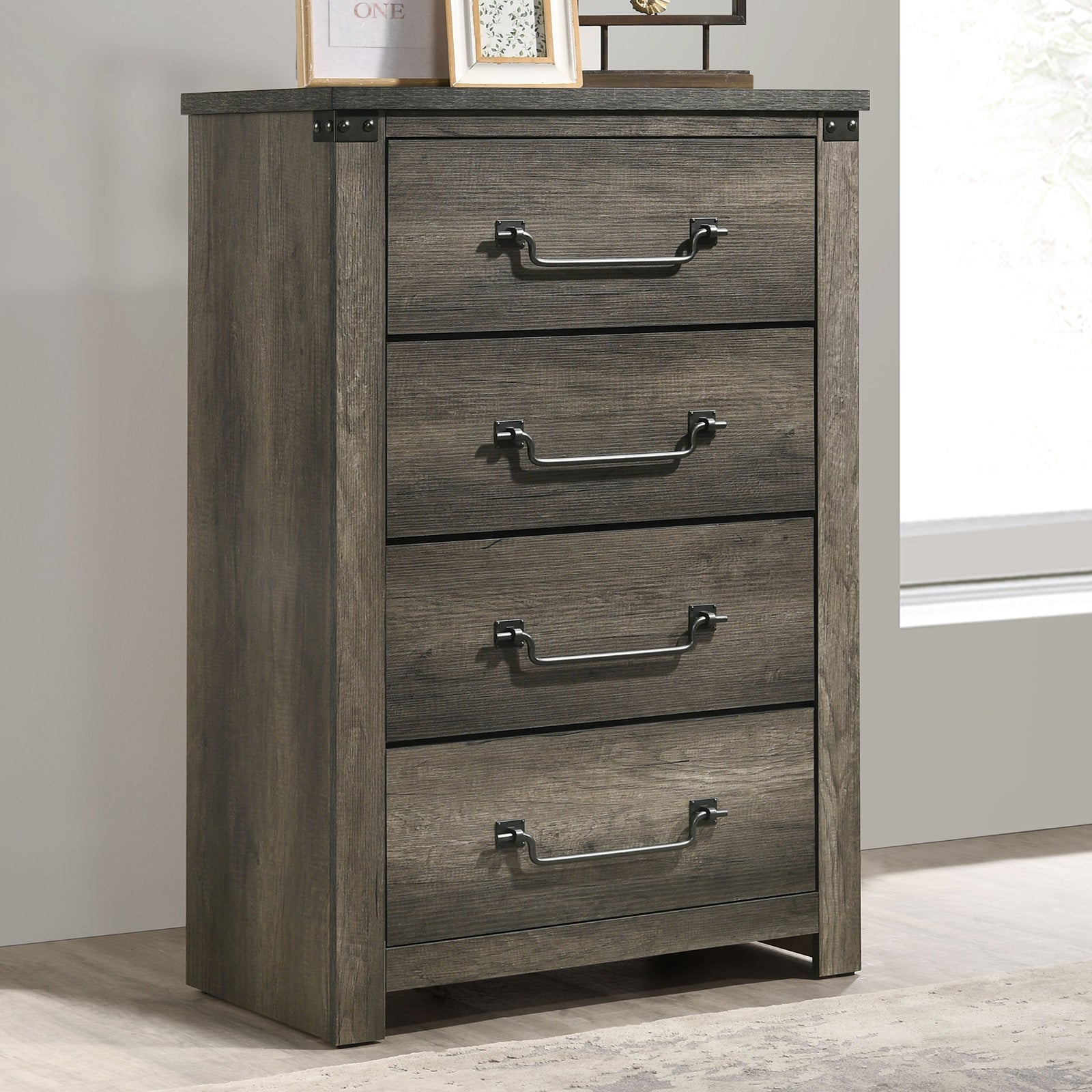 Britonale Rustic Gray 6-Drawer Dresser – Luna Furniture