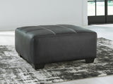 Brixley Pier Graphite Oversized Accent Ottoman from Ashley - Luna Furniture