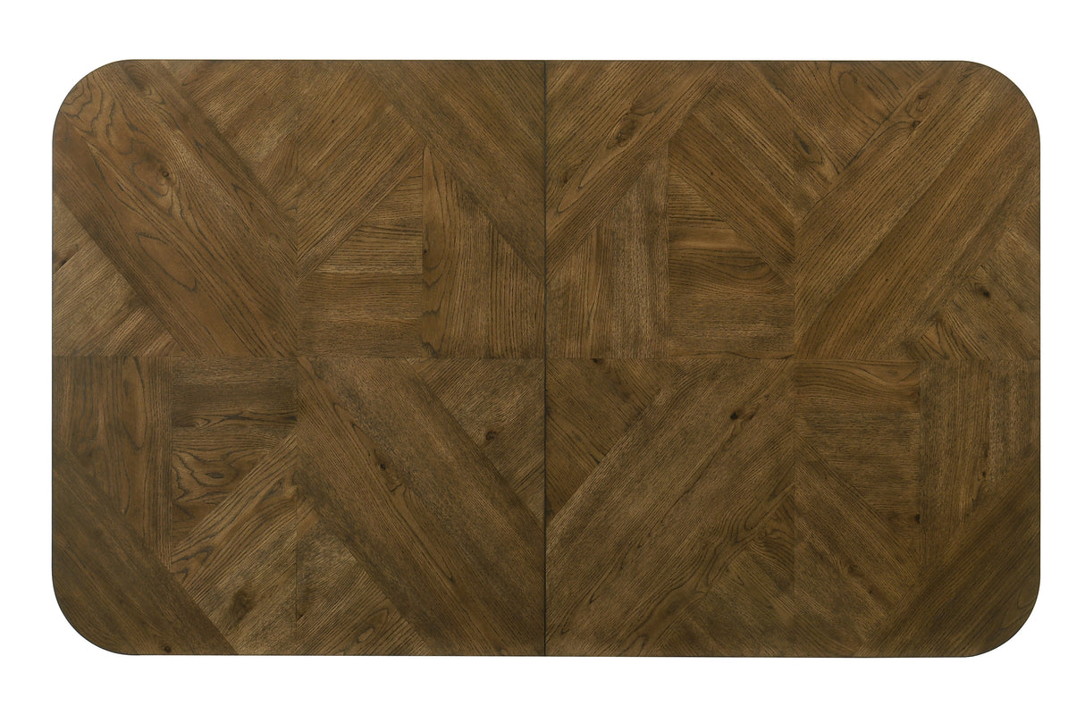 Broadmoor Brown Extendable Dining Table from Crown Mark - Luna Furniture