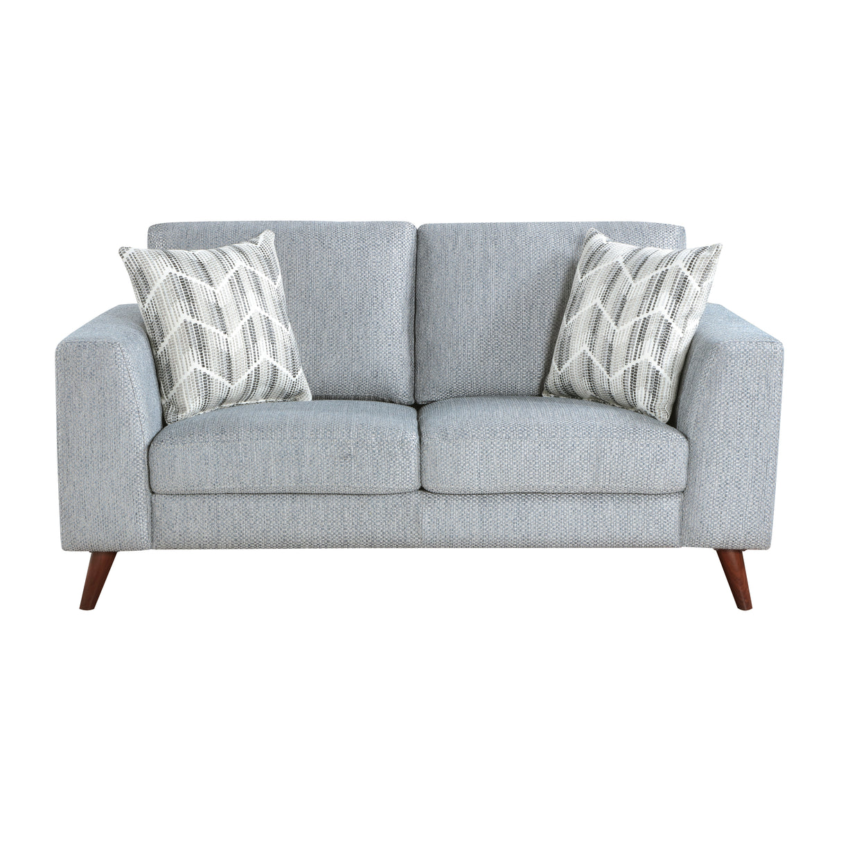 Broadway Grayish Blue Loveseat from Homelegance - Luna Furniture