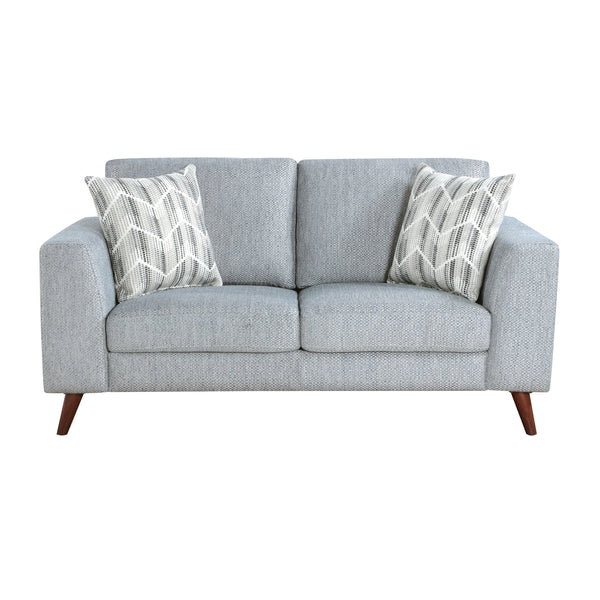 Broadway Grayish Blue Loveseat