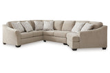 Brogan Bay Cork 3-Piece RAF Cuddler Sectional from Ashley - Luna Furniture