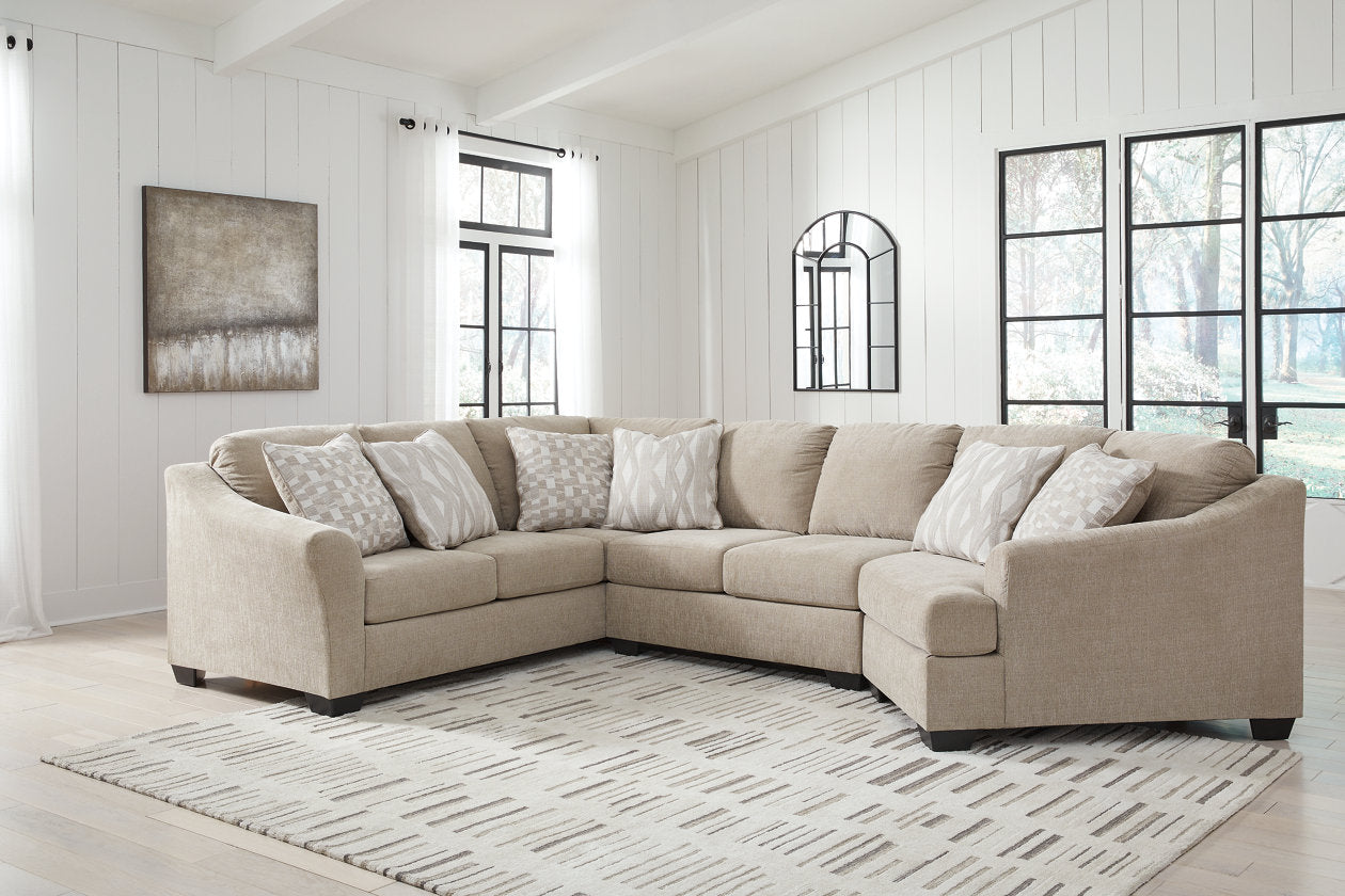 Brogan Bay Cork 3-Piece RAF Cuddler Sectional – Luna Furniture