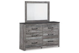 Bronyan Dark Gray Dresser and Mirror from Ashley - Luna Furniture