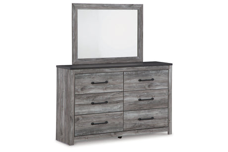 Bronyan Dark Gray Dresser and Mirror from Ashley - Luna Furniture