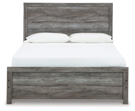 Bronyan Queen Panel Bed with Dresser in Dark Gray from Ashley - Luna Furniture