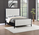 Brookmead Black 60-inch Upholstered California King Bed from Coaster - Luna Furniture