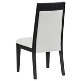 Brookmean Gray and Black Dining Chair, Set of 2 from Coaster - Luna Furniture
