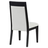 Brookmean Gray and Black Dining Chair, Set of 2 from Coaster - Luna Furniture