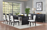 Brookmean Gray and Black Dining Chair, Set of 2 from Coaster - Luna Furniture