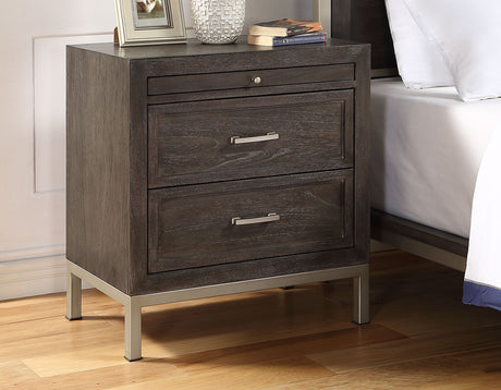Broomfield Brown Nightstand from Steve Silver - Luna Furniture